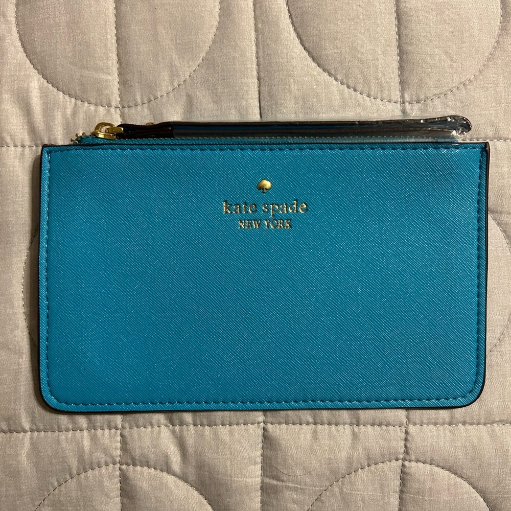 Kate Spade Blue Wristlet